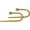 Gold, variant on MERIVILLE Set of 2 Decorative Oil-Rubbed Bronze Ball End Window Curtain Holdbacks for Draperies