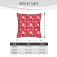thumbnail image 4 of Bingfone Hello Summer Flamingo Linen Throw Pillow Covers Cushion Case Pocket Button Vintage Farmhouse Pillowcase-20"x20", 4 of 9