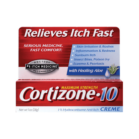Cortizone Maximum Strength Cortizone 10 Creme 1 oz (Best Over The Counter Cortisone Cream)