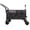 Black+ Gray, variant on 3-in-1 Oversized Steel Garden Cart, 880lbs Pullable Mesh Metal Garden Cart, All-Terrain Utility Cart with Removable Liner & Side Panels & Mesh Tray for Outdoor Lawn, Patio and Landscaping, Gray