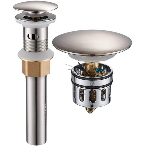 Desagüe emergente para lavabo REGALMIX con canastilla coladora
