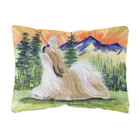Shih Tzu Decorative Canvas Fabric Pillow Walmart Com