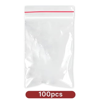 400-Piece Clear PE Plastic Bags For Food, Dry Goods, Candy, Tea, Coffee, And Small Parts Storage