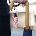 thumbnail image 4 of Yuyamidu Strawberry Chapstick Holder Keychain Lightweight Lip Gloss Holder Keychain for Women Purse Backpack Elastic Lipstick Key Chain Holders, Pink, 4 of 6