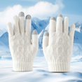 thumbnail image 2 of Takafot Kids Gloves 3-8Years Kid's Winter Gloves Thick Warm Knitted Gloves Cold Weather Glove, 2 of 4