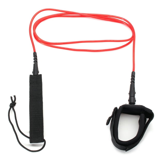 Surfboard Leash,TPU 6ft 5.5mm Flexible Paddle Board Leash Hook Loop