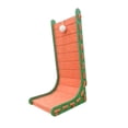 thumbnail image 1 of Cat Scratch Post Mollining Claw L en forma de suministros para mascotas presenta accesorios de animales almohadilla de cartón interactiva de toy , naranja, 1 of 8