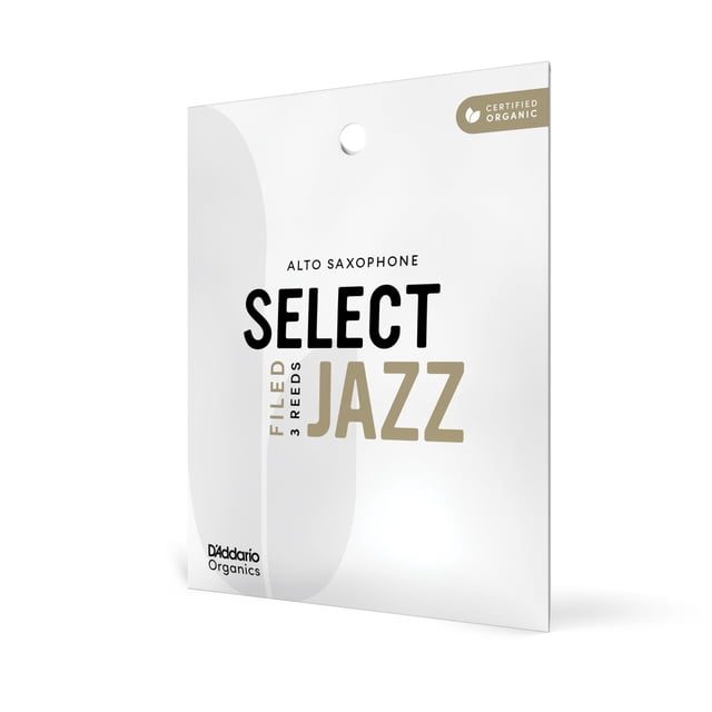 Cañas para saxofón alto D'Addario Organic Select Jazz 2 Soft