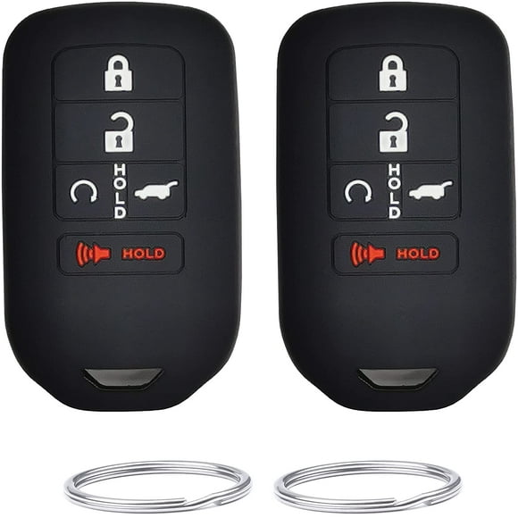 REPROTECTING Silicone Rubber Key Fob Cover Compatible with 2015-2021 Honda Accord CR-V Civic Insight Passport Pilot