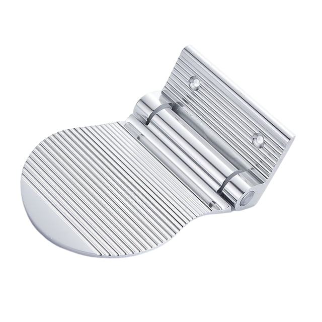 Cateissary Reposapiés de ducha para mujeres embarazadas mayores seguridad plegable antideslizante Pedal de baño montado en la pared accesorio de baño Juegos de accesorios de baño Plata Cateissary HA039692-02