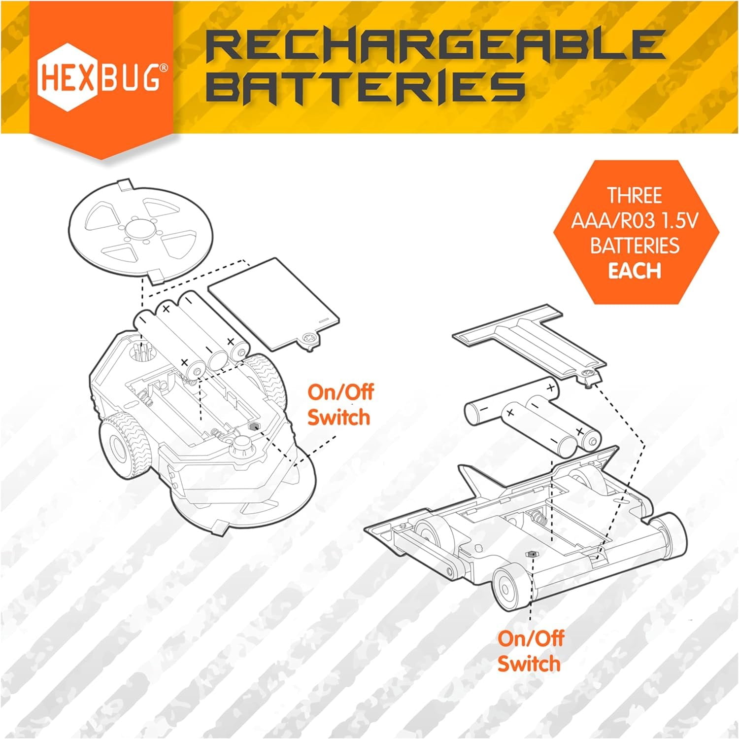 Hexbug batteries best sale