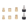 thumbnail image 1 of Ensemble d'Adaptateurs pour Laveuse à Pression, Accessoires pour Laveuse Électrique, Raccords d'Adaptateur pour Laveuse à Pression 8 Pcs pour Laveuse Électrique, 1 of 8