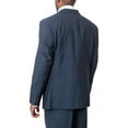 thumbnail image 5 of Prontomoda Mens Teal Blue 100% Merino Wool Regular Fit Suit, 5 of 5