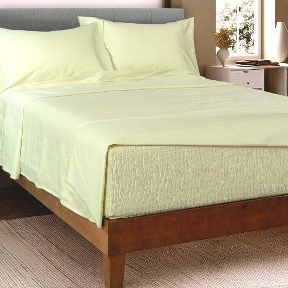 BedTite 300 Thread Count Cotton 4-Piece King Sheet Set - Sage