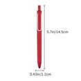 thumbnail image 3 of Yonrjhukm Push Unisex Ballpoint Pen, High-Grade Gel Pen with Metal Clip, Ergonomic Design for Comfortable Writing, Ideal for Office and Home Use, Elegant Aesthetic Quality, 3 of 6