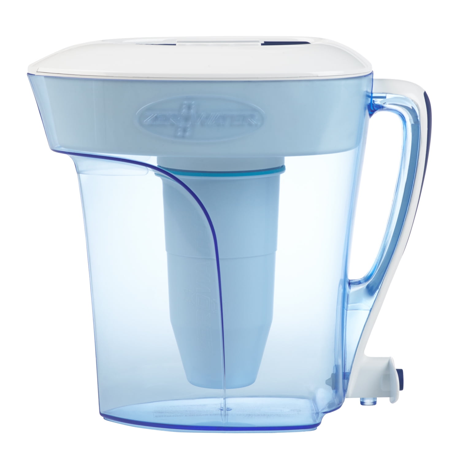 ZeroWater 10 Cup Ready-Pour Filtered Pour-Through Water Pitcher - Blue