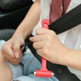 thumbnail image 4 of Flmtop Car Vehicle Emergency Safety Hammer Seat Belt Cutter Window Breaking Escape Tool, 4 of 9