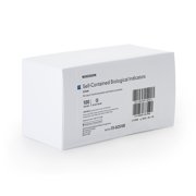 McKesson BI Vials, Self-Contained Steam Biological indicator Vials - For Steam Sterilization Process, 24 Hour Read Time, 100 Count, 1 Pack