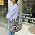 thumbnail image 1 of Bolso bandolera con estampado de leopardo de moda, bolso de compras de hombro de gran capacidad, bolso de lona de moda para mujer, 1 of 5