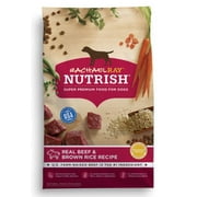 Angle View: Rachael Ray Nutrish Real Beef and Brown Rice Recipe Flavor Dry Dog Food
