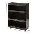 thumbnail image 6 of Mainstays 3-Shelf Framed Bookcase with Adjustable Shelves, Espresso, 6 of 7