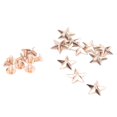 thumbnail image 1 of Sonew Rivets Étoiles, 10 Pcs Rivets en Métal pour Sacs en Cuir Chaussures Décoration DIY, 1 of 8