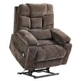 thumbnail image 3 of Power Lift Recliner Chairs for Elderly - Infinite Position Lay Flat Recliner with Heat & Massage Wireless Phone Charger - USB Type C Charging - Dual Motor Lift Chair 400 lbs, 3 of 10