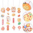 thumbnail image 2 of LABSERRON Spring Festival Pendants Orange Paper 4Pcs 23.58X3.93X0.04In, 2 of 10