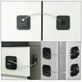 thumbnail image 3 of CHOK 2pcs Refrigerator Locks Refrigerator Door Locks Fridge Locks Freezer Combination Locks, 3 of 6