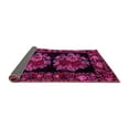 thumbnail image 2 of Ahgly Company Indoor Square Medallion Pink French Area Rugs, 5' Square, 2 of 4