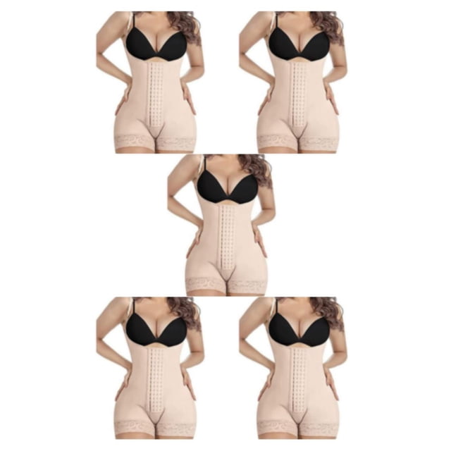 Qarigey Entrenador de cintura posparto Modelado del vientre Correa Fiesta Femenina Corsé para quemar grasa Fajas Ropa interior Bustier Color Type2 NO2