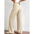 thumbnail image 4 of BTFBM Womens Dress Pants Wide Leg Trousers Pockets | High Waisted Long Business Casual Slacks Fall Fashion, 4 of 9