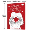 thumbnail image 3 of Tarjeta de San Valentín MqmRyeto Romantic for Him Her, 3 of 7