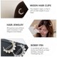 thumbnail image 3 of WEUVEB 2Ud Pinzas De Moon Con Artificiales Y Para Estilo Y, 3 of 8