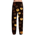 thumbnail image 4 of Satingcolo Funny Halloween Men's Pajama Pants, Halloween Pajama Bottoms for Men,Comfortable Soft Sleepwear Lounge Pant Sleep Pjs Bottoms, 4 of 6