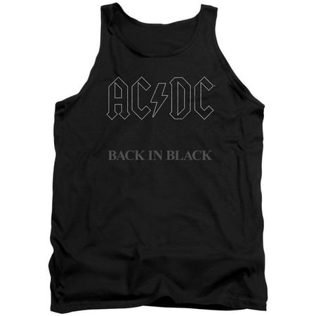 AC/DC Men's  Back In Black Mens Tank Black