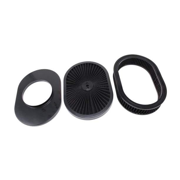 Filtro de aire,Filtro de aire lavable de limpiador de aire ovalado,Reemplazo de súper flujo de filtro de aire ovalado resistente,El filtro de aire reemplaza directamente práctico,Partes de