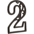 thumbnail image 4 of WASHWEPE 1Set Rectangular Metal House Numbers Plaque for Houses Gardens Mailbox Street Offices Shops 4.3X3.3X0.2In, 4 of 8