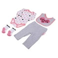 thumbnail image 1 of Ropa de muñeca Reborn Perfecl Conjunto de corazón rosa 22-23 pulgadas, 1 of 8