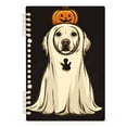 thumbnail image 7 of FORMRS 1-Subject Spiral Notebook 8" x 5" College Ruled 60 Refillable Sheet A5 Hard Cover, Beige Halloween Dog, 7 of 7