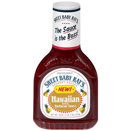 (3 Pack) Sweet Baby Ray's Hawaiian Style Barbecue Sauce, 18 oz (3 pack)