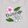 thumbnail image 4 of Inktastic Mississippi Magnolia Flowers and Leaves Boys or Girls Baby T-Shirt, 4 of 5