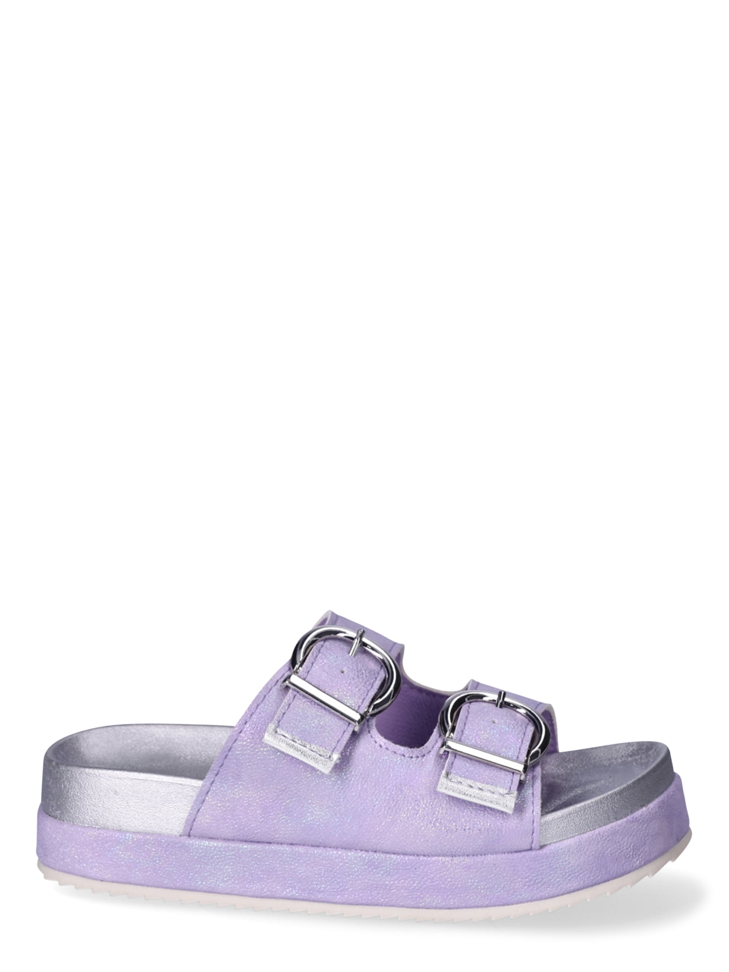 Justice Little and Big Girls Footbed Sandals