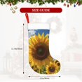 thumbnail image 4 of Haiem Sky Golden Sunflower Field Pattern Christmas Stockings, Personalized 18 Inches Knit Christmas Stockings Xmas Hanging Stockings for Family Christmas Decorations, 4 of 7