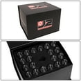 thumbnail image 6 of J2 Engineering LN-T7-026-15-BK J2 Engineering 7075 -T6 Forged Aluminum M12 x 1.5 20 Pcs 70mm Open End Lug Nut Set w/ Adapter ( Black ), 6 of 6
