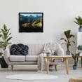 thumbnail image 2 of Stupell Autumn Foliage Mountain Lake Landscape Photography Black Floater Framed Art Print Wall Art, 2 of 6