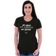 thumbnail image 3 of US Air Force My Hero Airman Sister Women's T Shirt Ladies Tee Brisco Brands S, 3 of 5