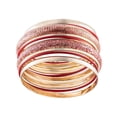 thumbnail image 4 of Bangles - 7PC Bangle Bracelets for Women - Gold Arm Jewelry Costume Accessories, 4 of 8