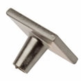 thumbnail image 5 of GlideRite 1-1/4 in. Square Deco Cabinet Knob, Satin Nickel, Pack of 25, 5 of 5