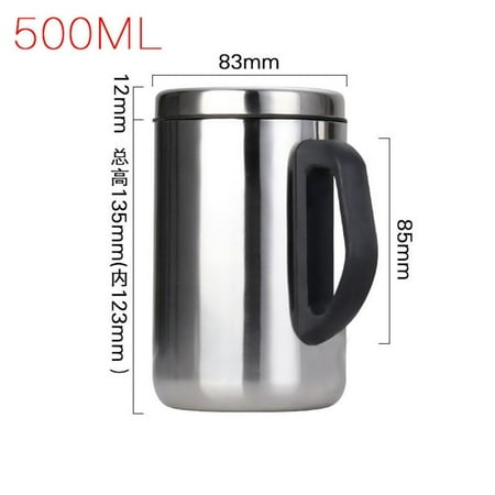 

Portable Thermos Mugs 500ml Stainless Steel Insulated Bottle Tumbler Business Style Car Vacuum Flasks Wholesale Coffee Wine Mug